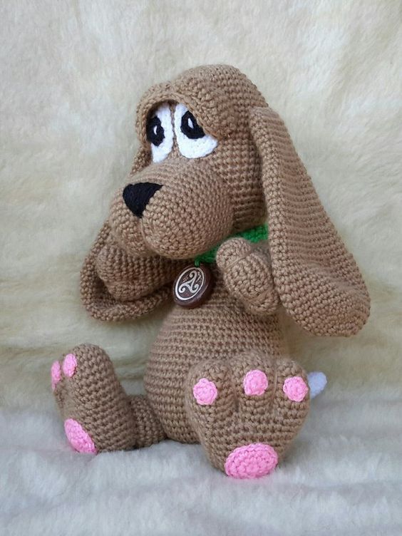 amazing-temel-kopek-amigurumi-krose-ucretsiz-desen-5 Temel köpek Amigurumi kroşe ücretsiz desen
