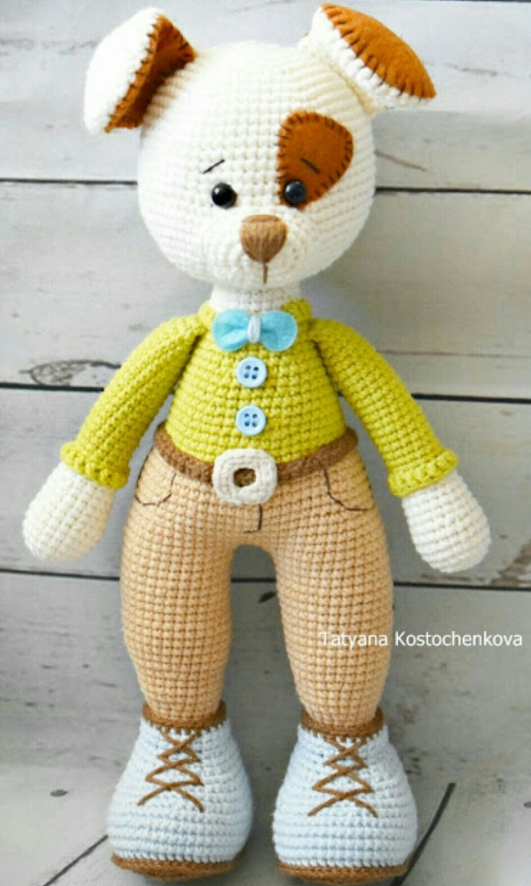 amazing-temel-kopek-amigurumi-krose-ucretsiz-desen-7 Temel köpek Amigurumi kroşe ücretsiz desen