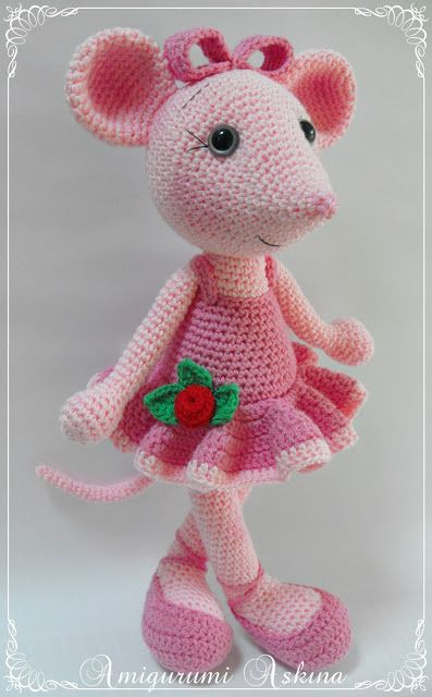 chic-amigurumi-fareler-rata-bailarina-tig-ucretsiz-desen-20 Amigurumi Fareler Rata Bailarina Tığ Ücretsiz Desen