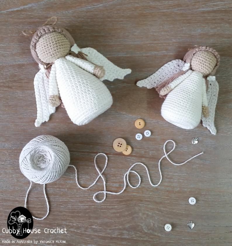 elegant-amigurumi-crochet-angel-nacimiento-ucretsiz-desenler-15 Amigurumi Crochet Angel Nacimiento Ücretsiz Desenler