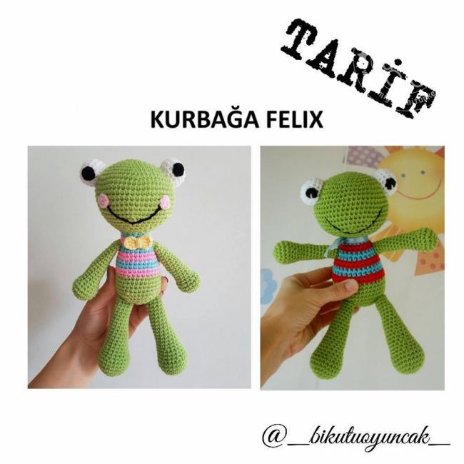 -amigurumi-anahtarlik-kurbaga-desen-15 Amigurumi Anahtarlık Kurbağa Desen