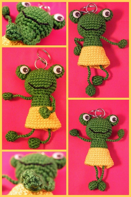 -amigurumi-anahtarlik-kurbaga-desen-4 Amigurumi Anahtarlık Kurbağa Desen