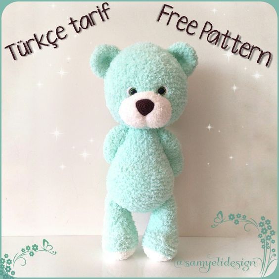 -amigurumi-ayi-serbest-desen-20 Amigurumi Ayı Serbest Desen