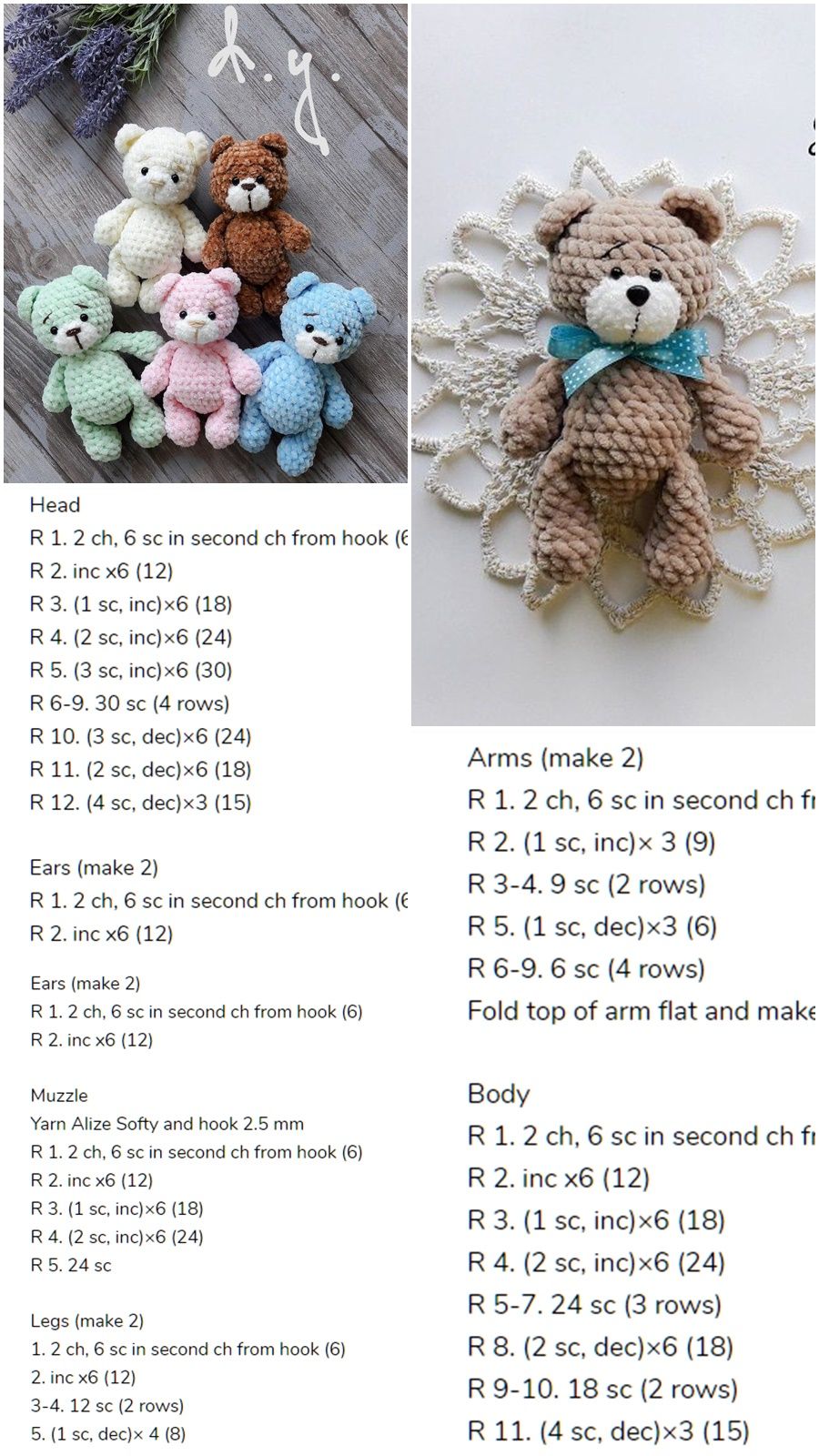 -amigurumi-ayi-serbest-desen-7 Amigurumi Ayı Serbest Desen