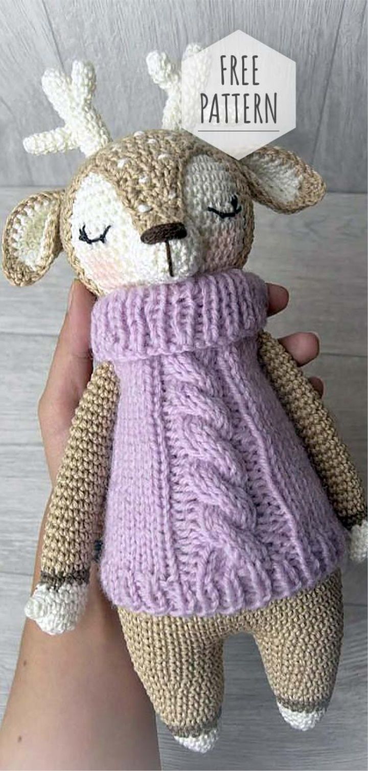 -amigurumi-geyik-serbest-desen-16 Amigurumi Geyik Serbest Desen
