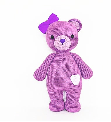 -amigurumi-mor-ayi-2 Amigurumi Mor Ayı