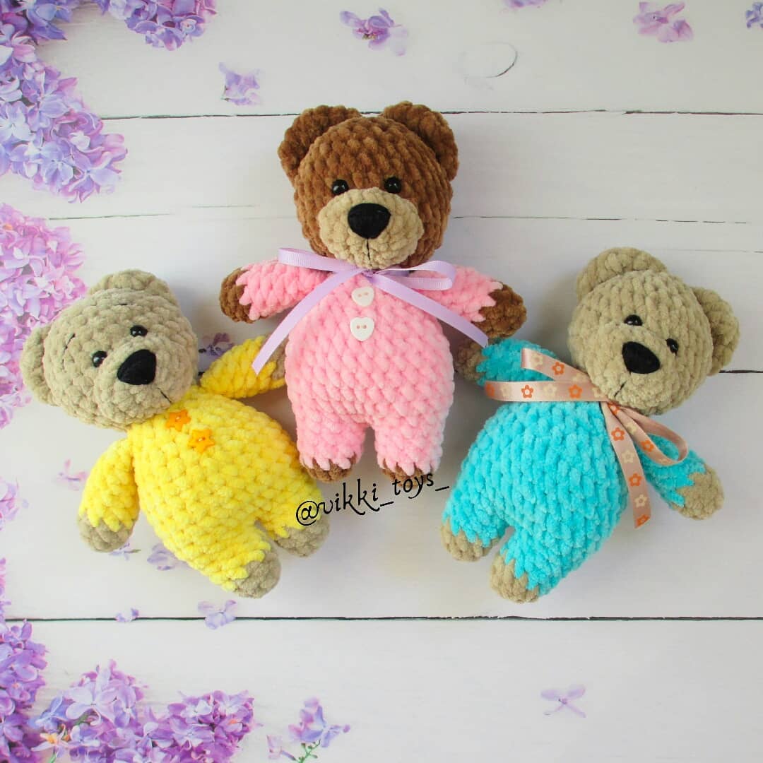 -amigurumi-mor-ayi-8 Amigurumi Mor Ayı