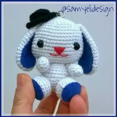 Amigurumi Bunny Anahtarlık Ücretsiz Desen