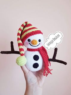 Amigurumi Kardan Adam Desen