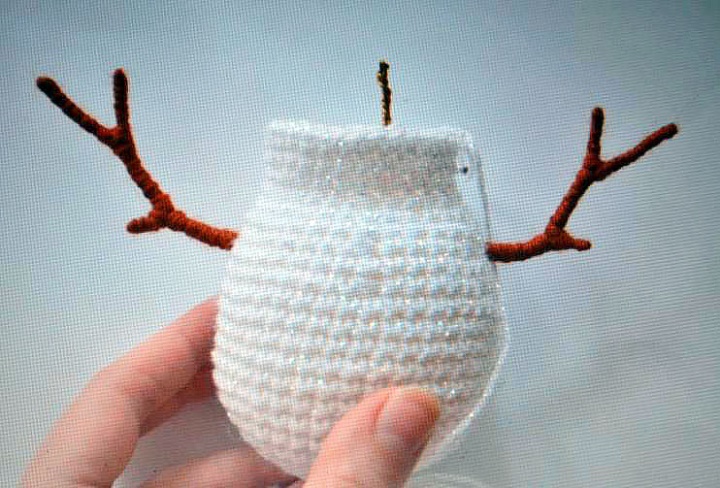985a1141-d5d7-4bb5-ad7e-c486d314c3fc Küçük Amigurumi Kardan Adam