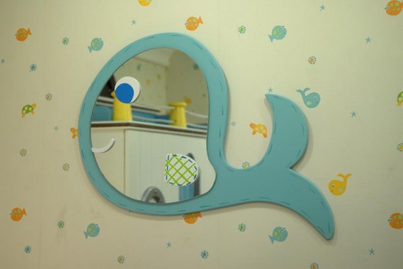 Bebek-Odası-Dekoratif-Ayna-Modeli Bebek Odaları İçin Dekoratif Aynalar
