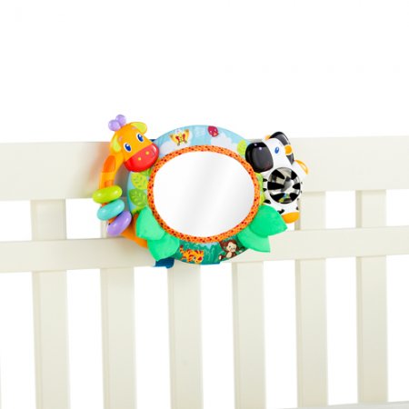 Bebek-Odası-Renkli-Çerçeveli-Ayna-Modeli Bebek Odaları İçin Dekoratif Aynalar