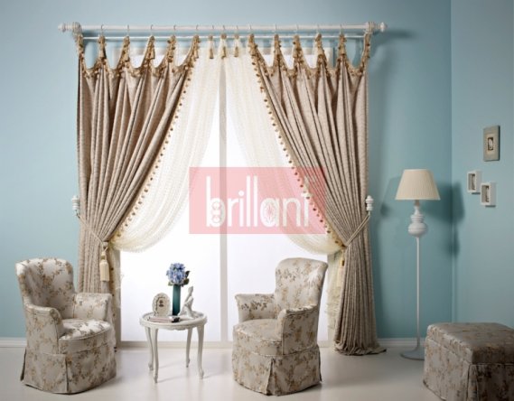 Brillant-Salon-Perde-Örneği Salon Perde Modelleri
