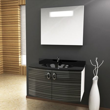 Cam-Lavabolu-Banyo-Dolapları Cam Lavabolar