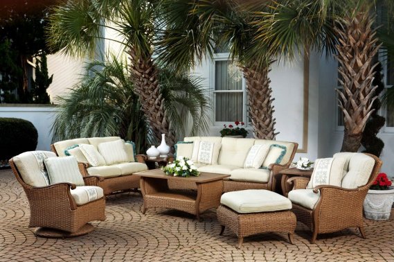 Dekoratif-Görünümlü-Bambu-Koltuk-Takımı Bambu Balkon Takımları