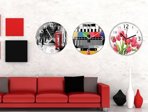 Dekoratif-resimli-duvar-saati-modelleri Dekoratif Duvar Saatleri