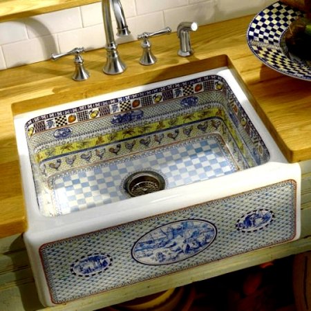 Desenli-İç-Tasarıma-Sahip-Lavabo Renkli lavabo modelleri