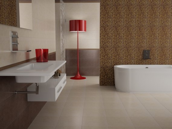 Dokulu-Banyo-Seramik-Karo Dokulu Seramik Modelleri
