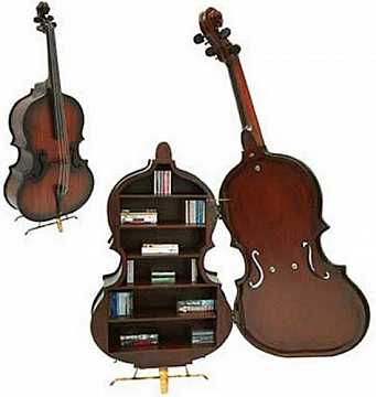 Gitardan-Farklı-Kitaplık-Tasarımı Farklı ve İlginç Kitaplık Tasarımları