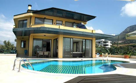Havuzlu-Dublex-Villa-Modeli Havuzlu Villa Modelleri