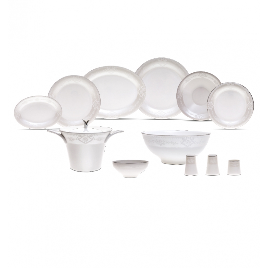 Karaca-Porselen-Yemek-Takımı-Modelleri-lace-fine-bone-84-parca Karaca Porselen Yemek Takımı Modelleri
