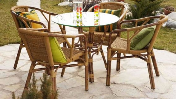Modern-Bambu-Balkon-Takımı Bambu Balkon Takımları