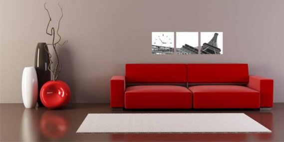 Modern-Canvas-Duvar-Saati Canvas Duvar Saati Modelleri