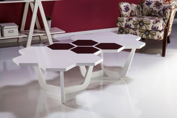 Petek-Şeklinde-Bysehpacı-Orta-Sehpa By Sehpacı Modern Orta Sehpa Modelleri