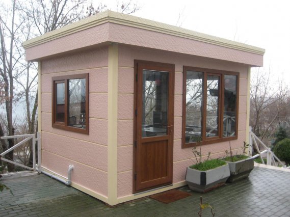 Prefabrik-Güvenlik-Klübesi-Modelleri Prefabrik Bekçi Kulübeleri