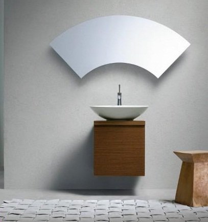 Sıradışı-Modern-Banyo-Ayna-Dizaynı Modern Banyo Aynası Tasarımları