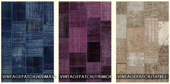 VINTAGE-PATCHWORK-step-halı Step Halı Modelleri