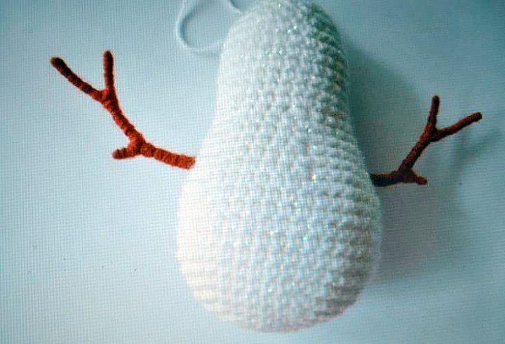 af8c4d77-e549-4f35-8e3c-c686d701b206 Küçük Amigurumi Kardan Adam