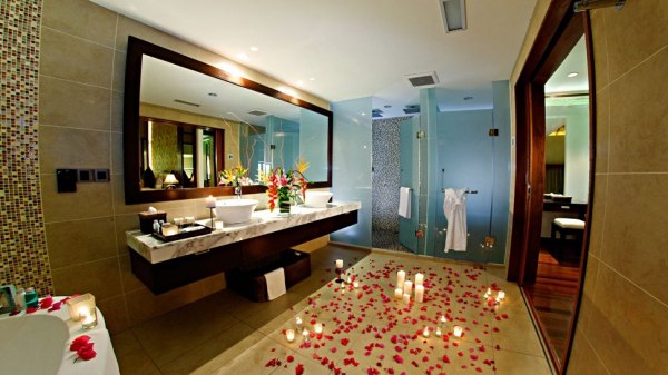 romantik-banyo-dekorasyon-ornekleri Romantik Banyo Dekorasyon Önerileri