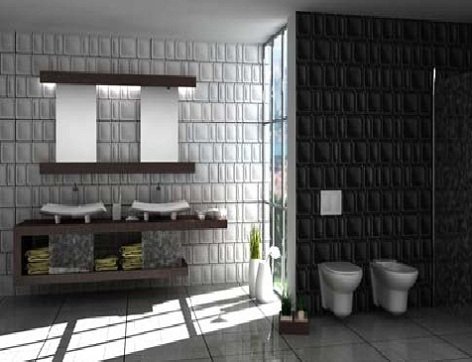 anakkale-Seramik-Siyah-Beyaz-Banyo-Fayans-Örneği Siyah Beyaz Banyo Fayans Modelleri