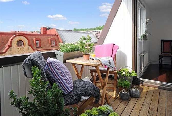 atı-Katı-Rustik-Balkon-Dekoru Balkonlarda Rustik Dekorasyon Fikirleri
