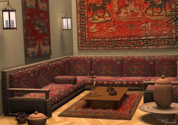 ark-köşesi-divan-modelleri-ve-dekorasyonu Şark Köşesi Modelleri